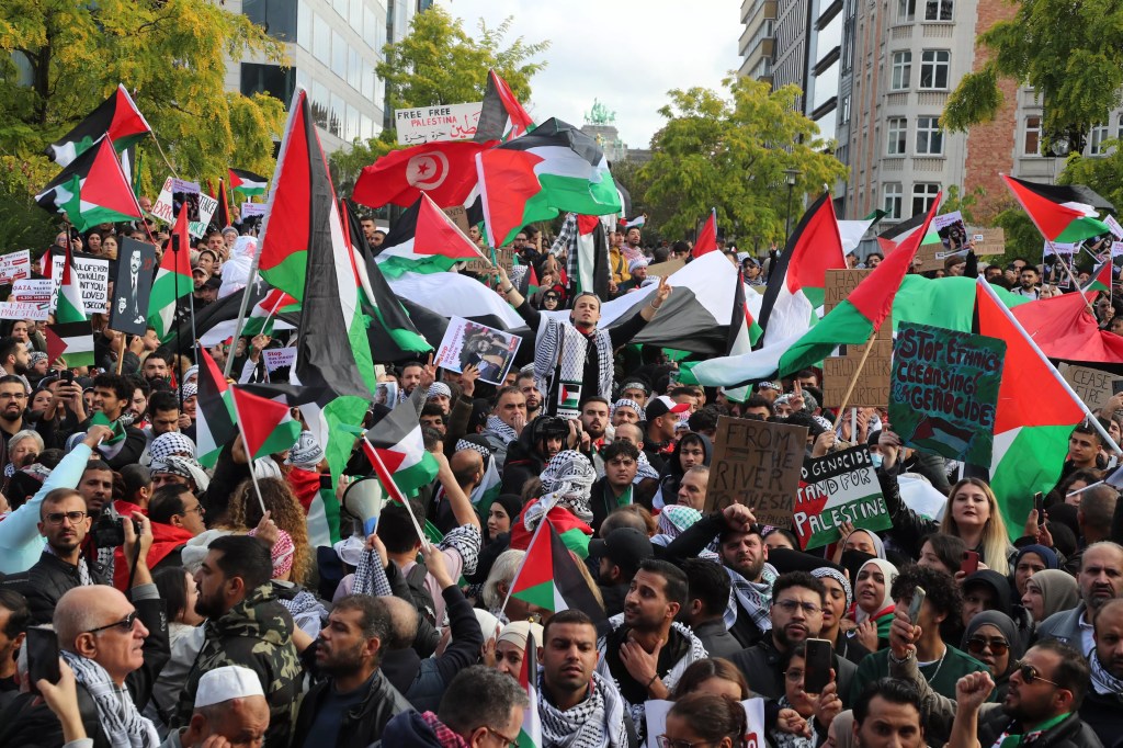 All Out for Palestine in&nbsp;Brussels