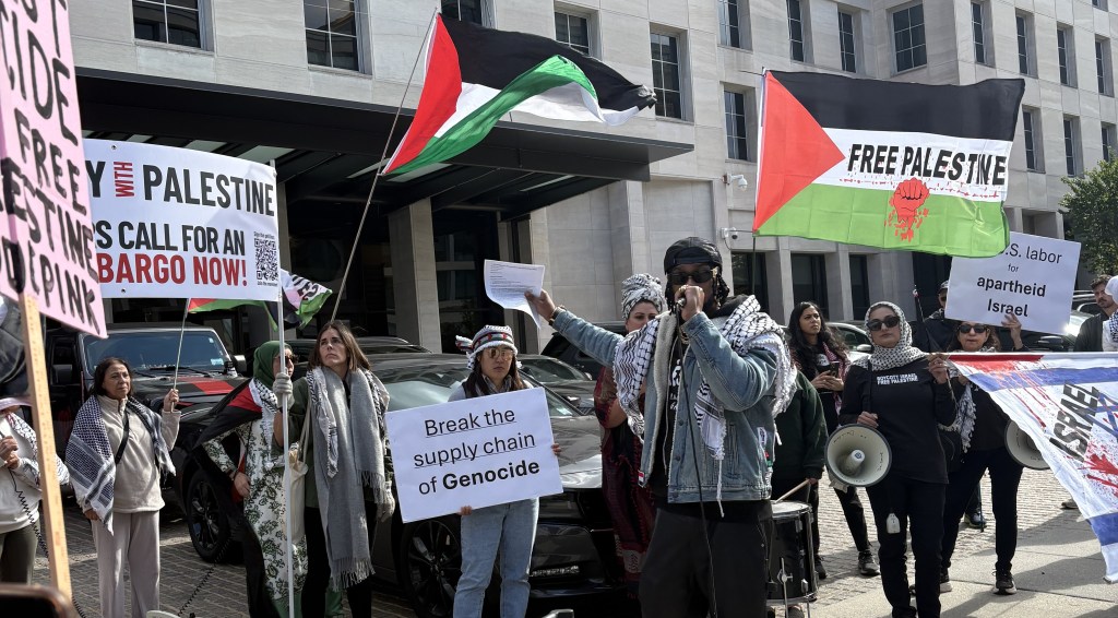 Chris Smalls Calls for Labor Unions to Shut it Down for Palestine (Protest,&nbsp;10-24-25)